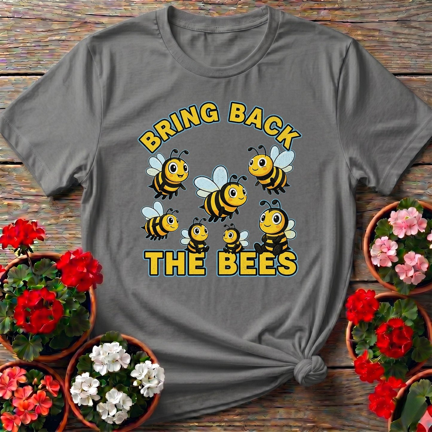 Bring Back The Bees Cute Pollinator Tee - GardeningTshirts