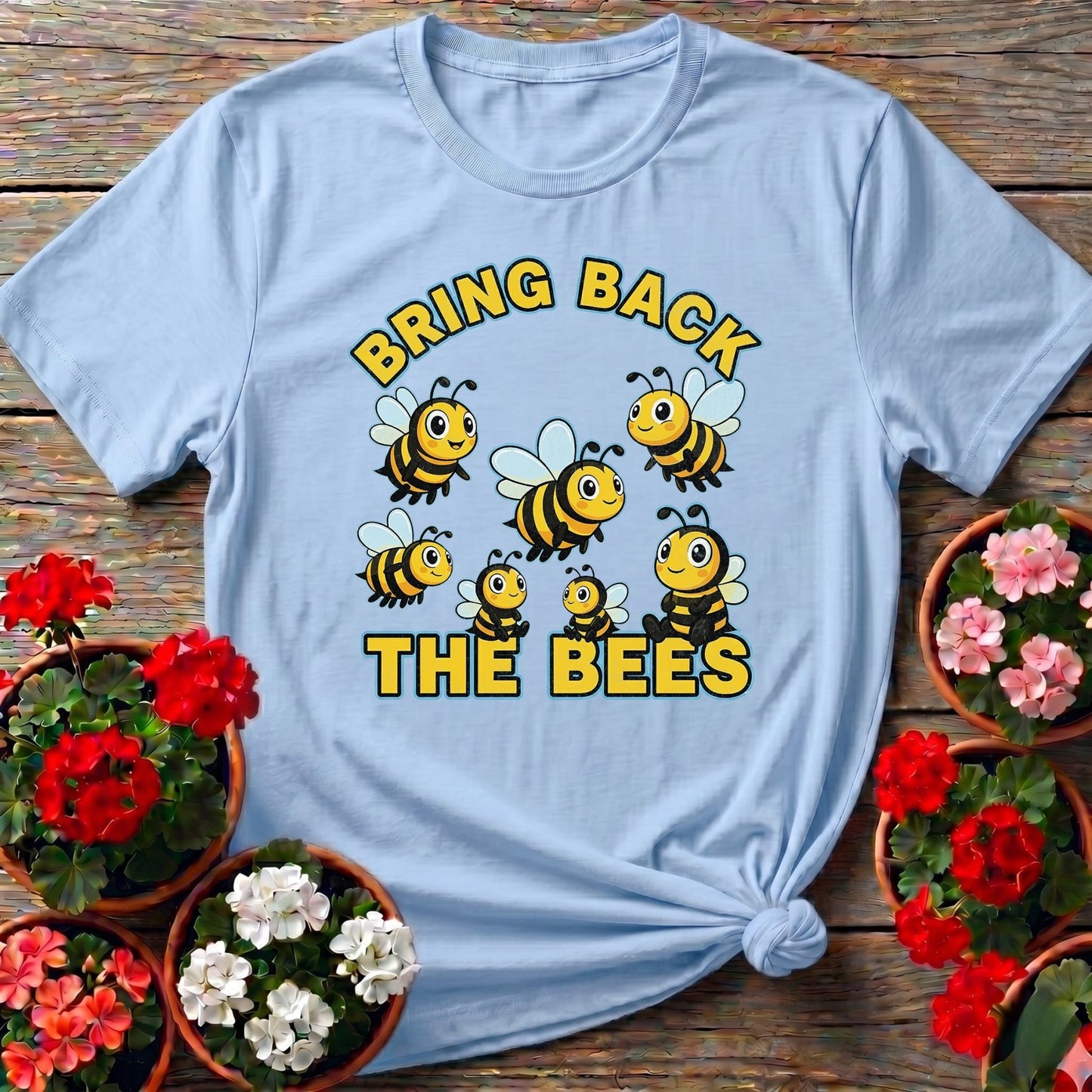 Bring Back The Bees Cute Pollinator Tee - GardeningTshirts