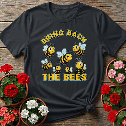 Bring Back The Bees Cute Pollinator Tee - GardeningTshirts