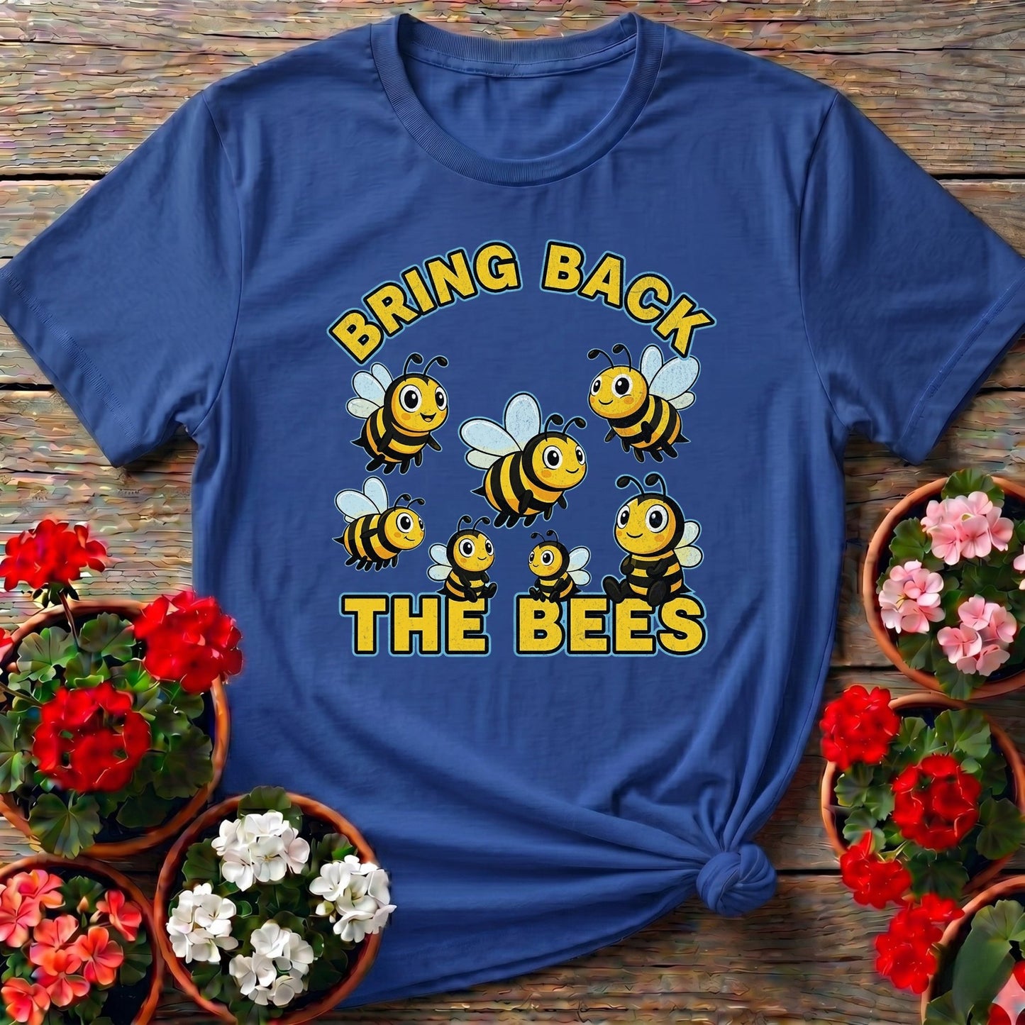 Bring Back The Bees Cute Pollinator Tee - GardeningTshirts