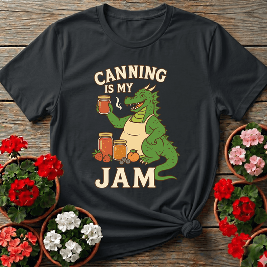 Canning Is My Jam Funny Dragon Canning T-Shirt - GardeningTshirts