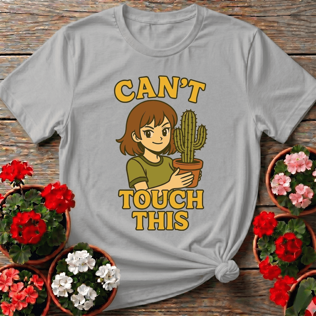 Cant Touch This Succulent T-shirt - GardeningTshirts