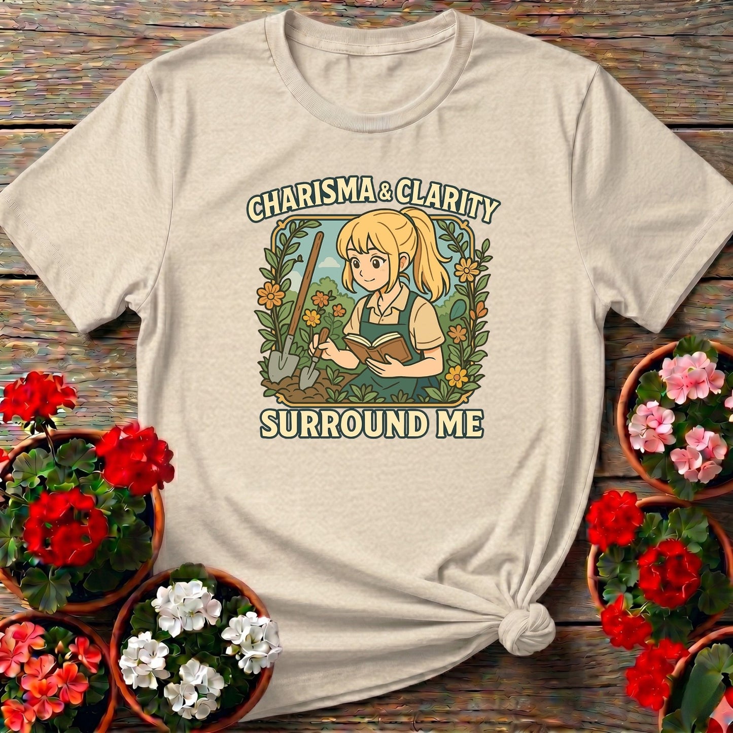 Charisma & Clarity Surround Me Anime T-shirt - GardeningTshirts