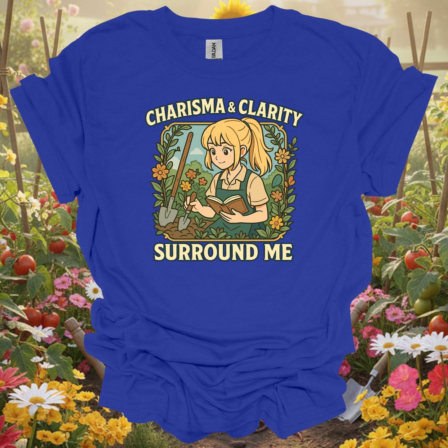 Royal top showing charisma & clarity surround me anime for green thumb folks