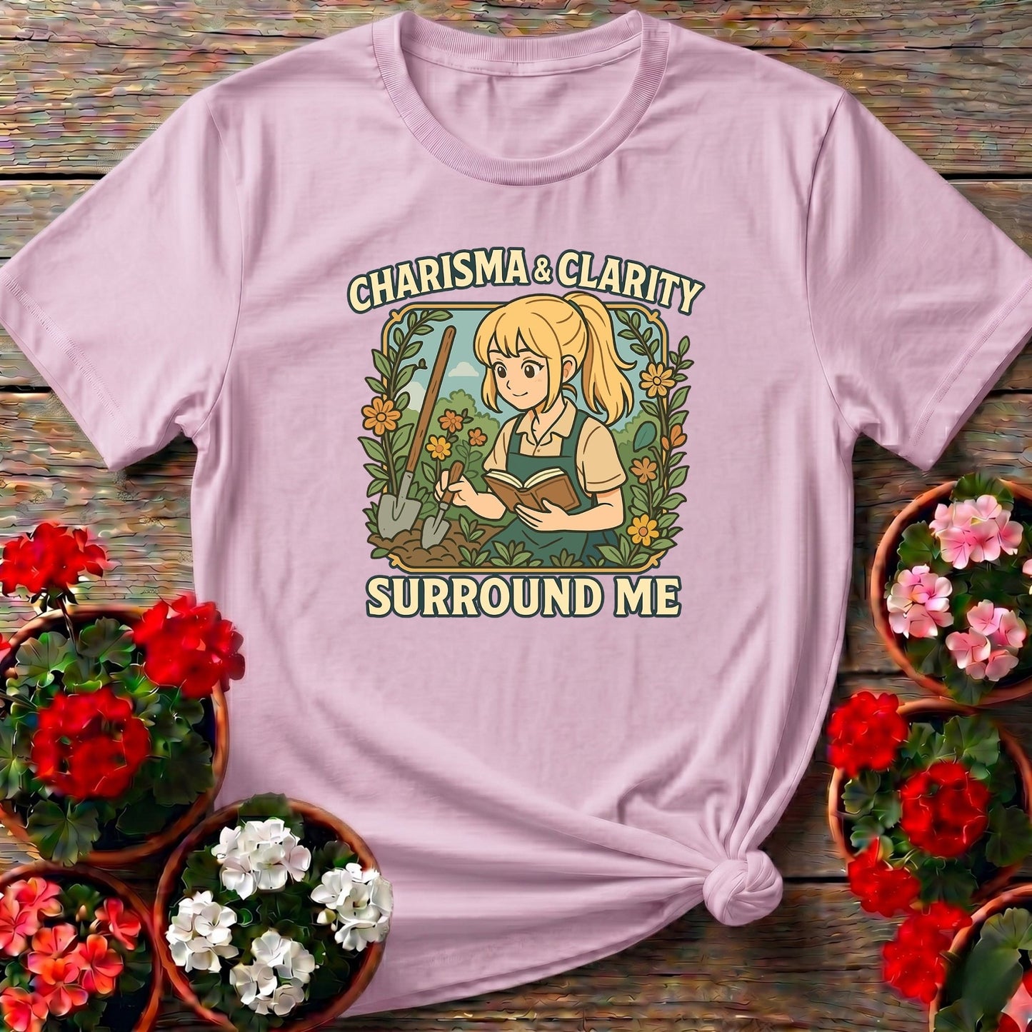 Charisma & Clarity Surround Me Anime T-shirt - GardeningTshirts