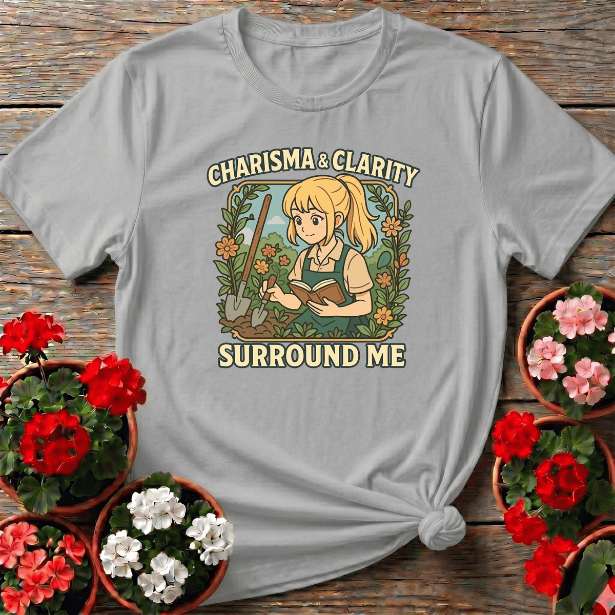 Charisma & Clarity Surround Me Anime T-shirt - GardeningTshirts