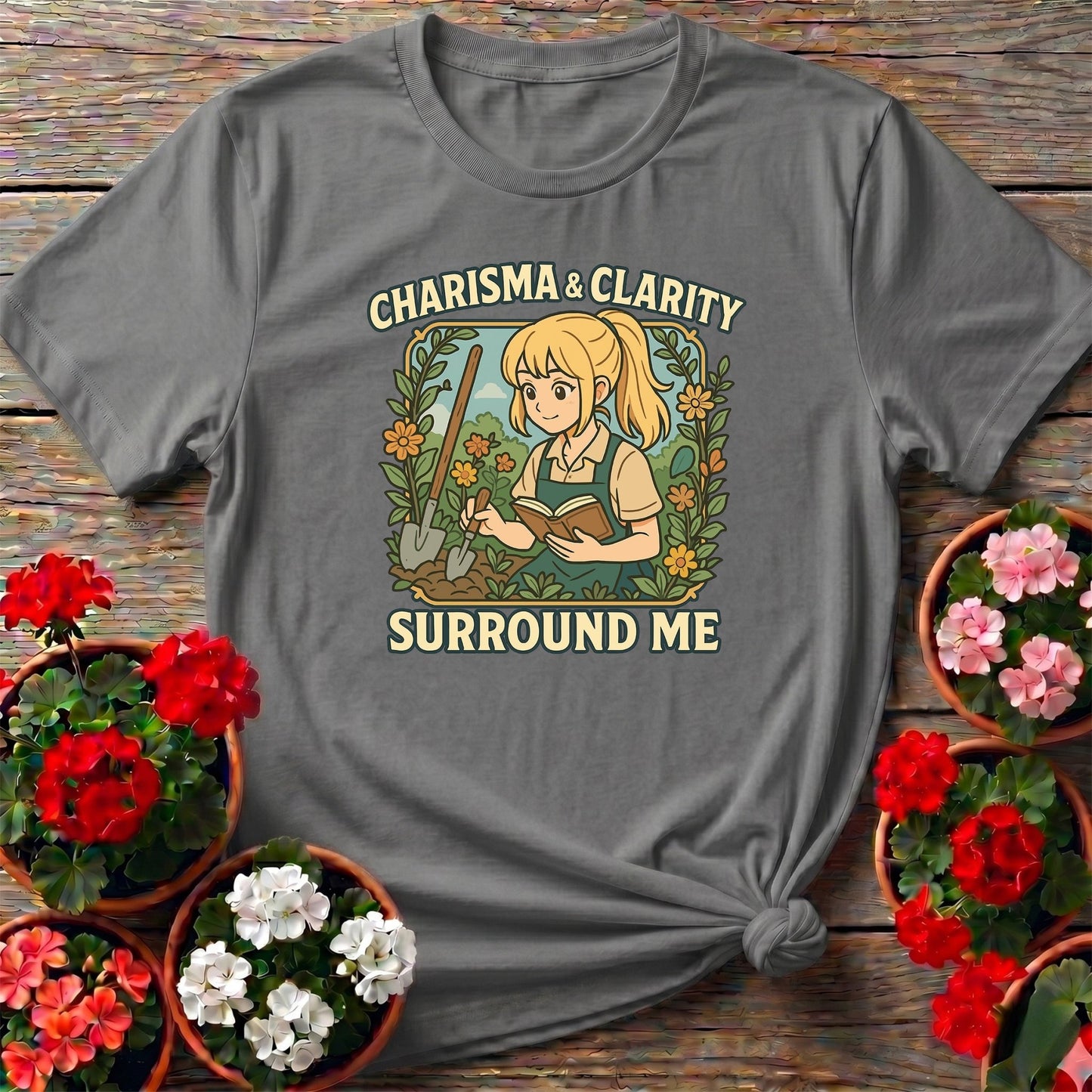Charisma & Clarity Surround Me Anime T-shirt - GardeningTshirts