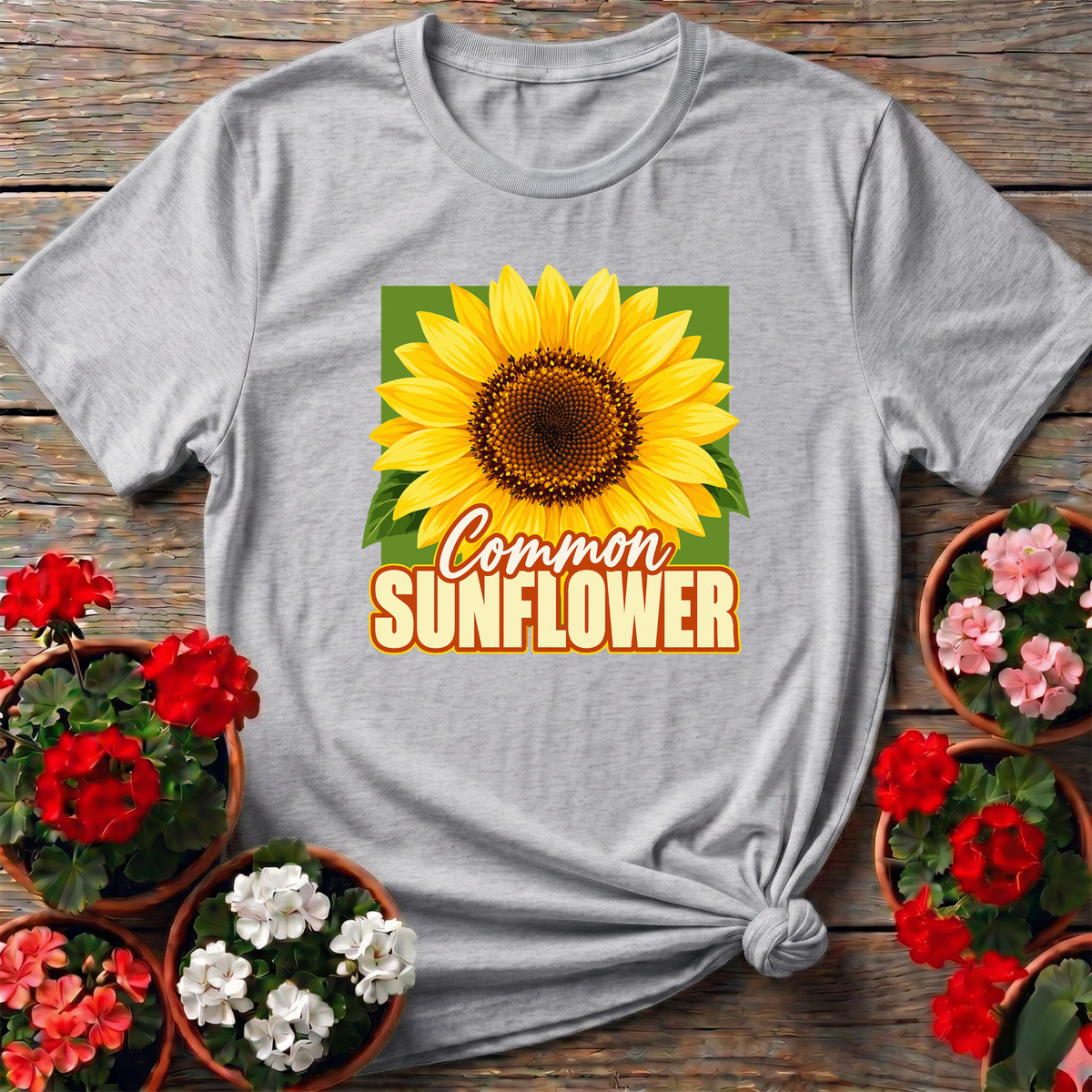 Common Sunflower Gardening T-Shirt for Sunflower Lovers - GardeningTshirts
