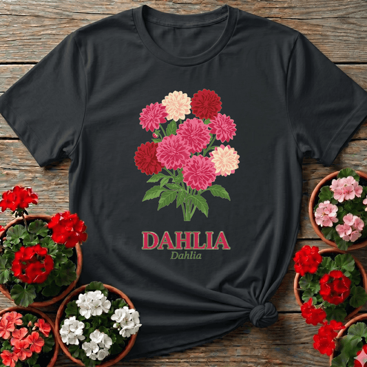 Dahlia Bouquet Gardening Tee for Flower Lovers - GardeningTshirts