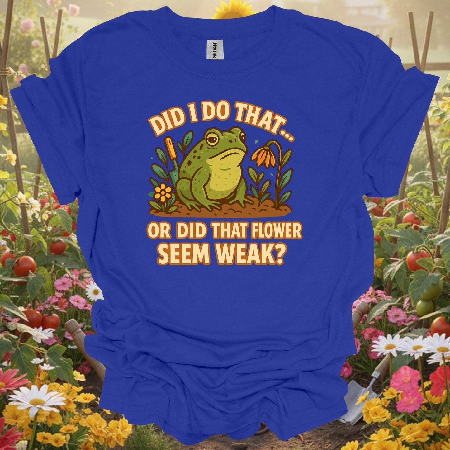 Royal top showing did i do that funny frog gardening for green thumb folks