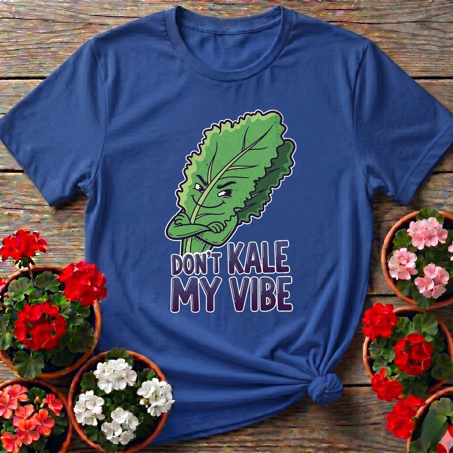 Dont Kale My Vibe Funny Vegetable T-shirt - GardeningTshirts