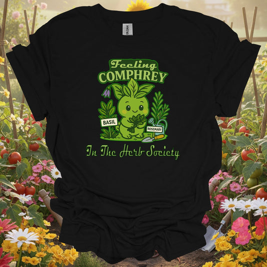 Feeling Comphrey In The Herb Society Kawaii T-Shirt - GardeningTshirts