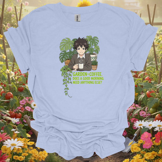 Garden & Coffee | Morning Ritual Botanical Graphic Tee - GardeningTshirts