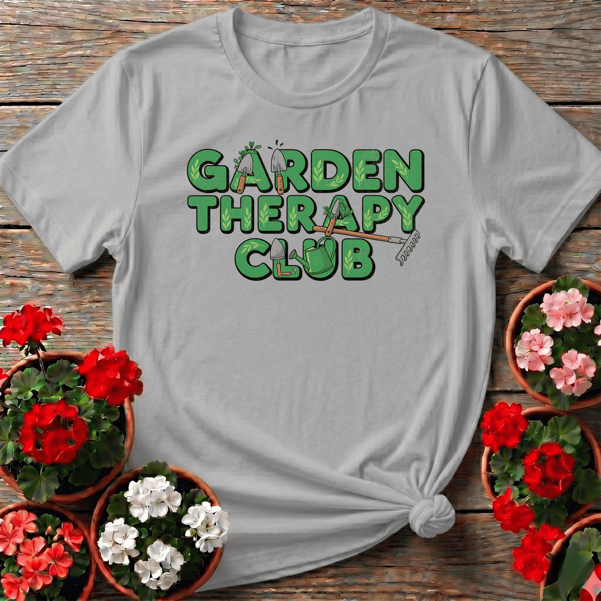 Garden Therapy Club T-shirt - GardeningTshirts