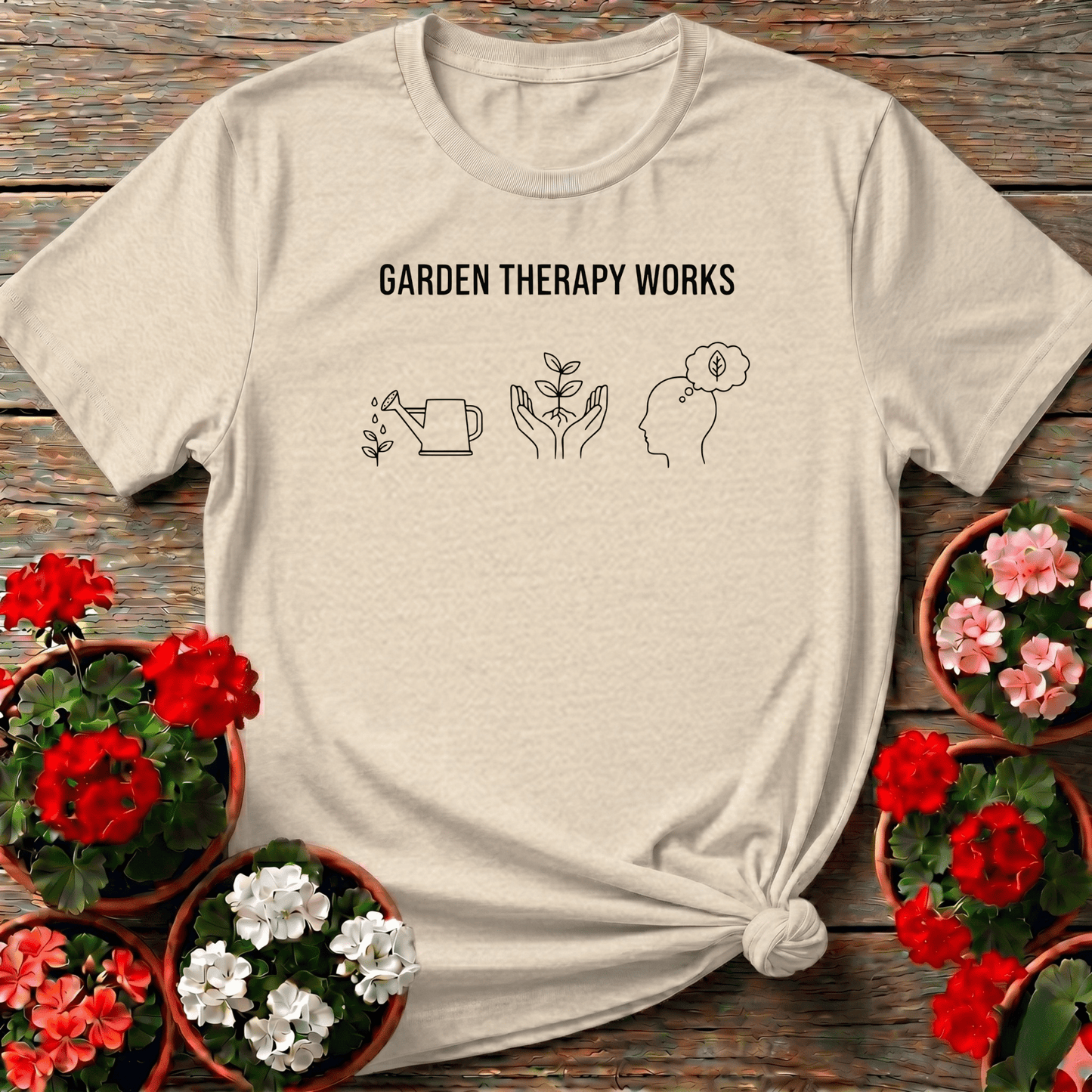Garden Therapy Works Gardening T-Shirt for Plant Lovers - GardeningTshirts