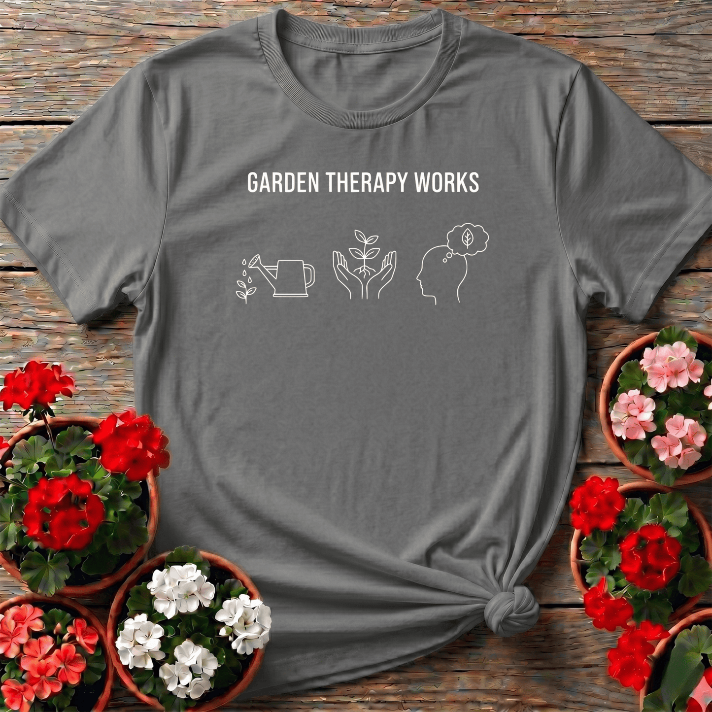 Garden Therapy Works Gardening T-Shirt for Plant Lovers - GardeningTshirts