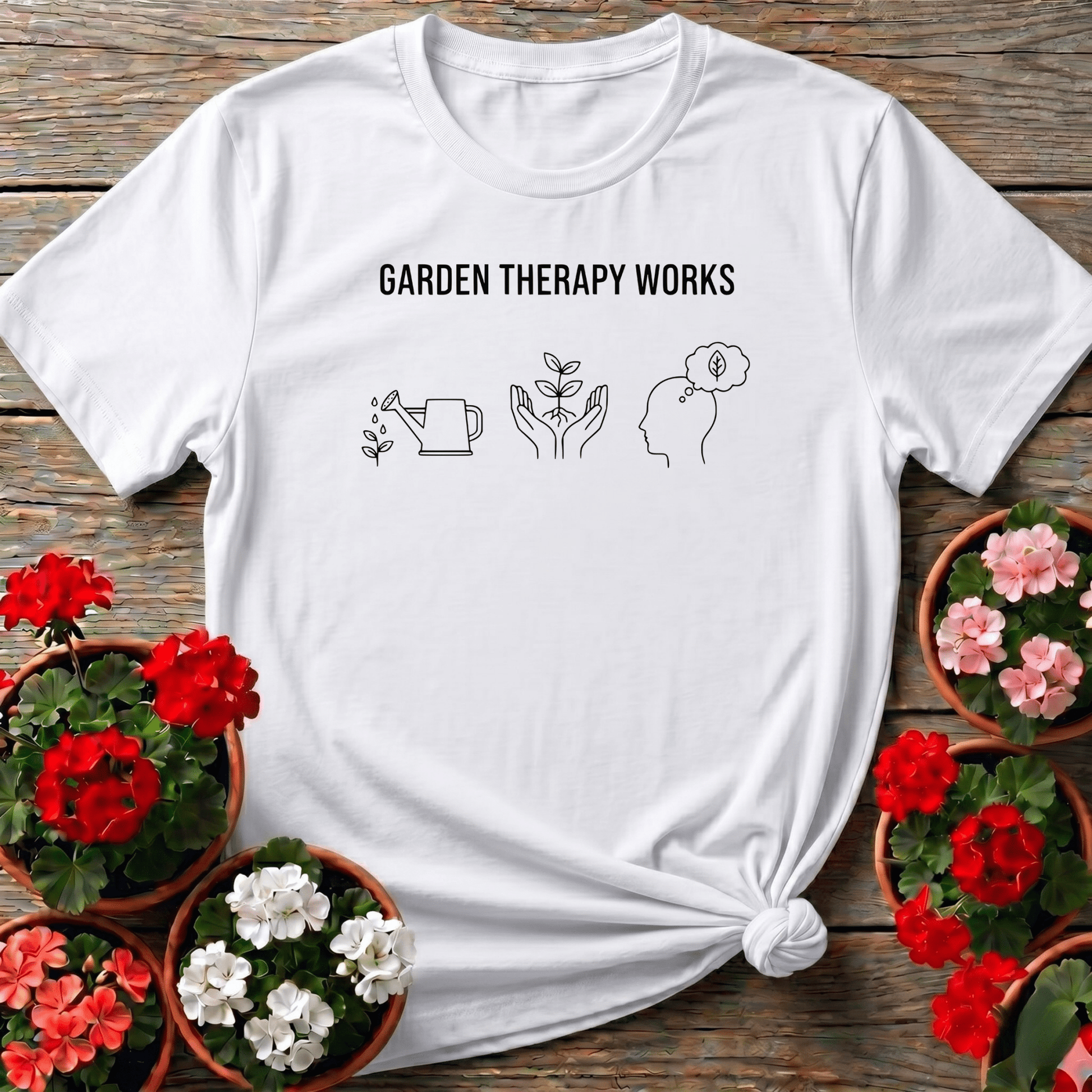 Garden Therapy Works Gardening T-Shirt for Plant Lovers - GardeningTshirts
