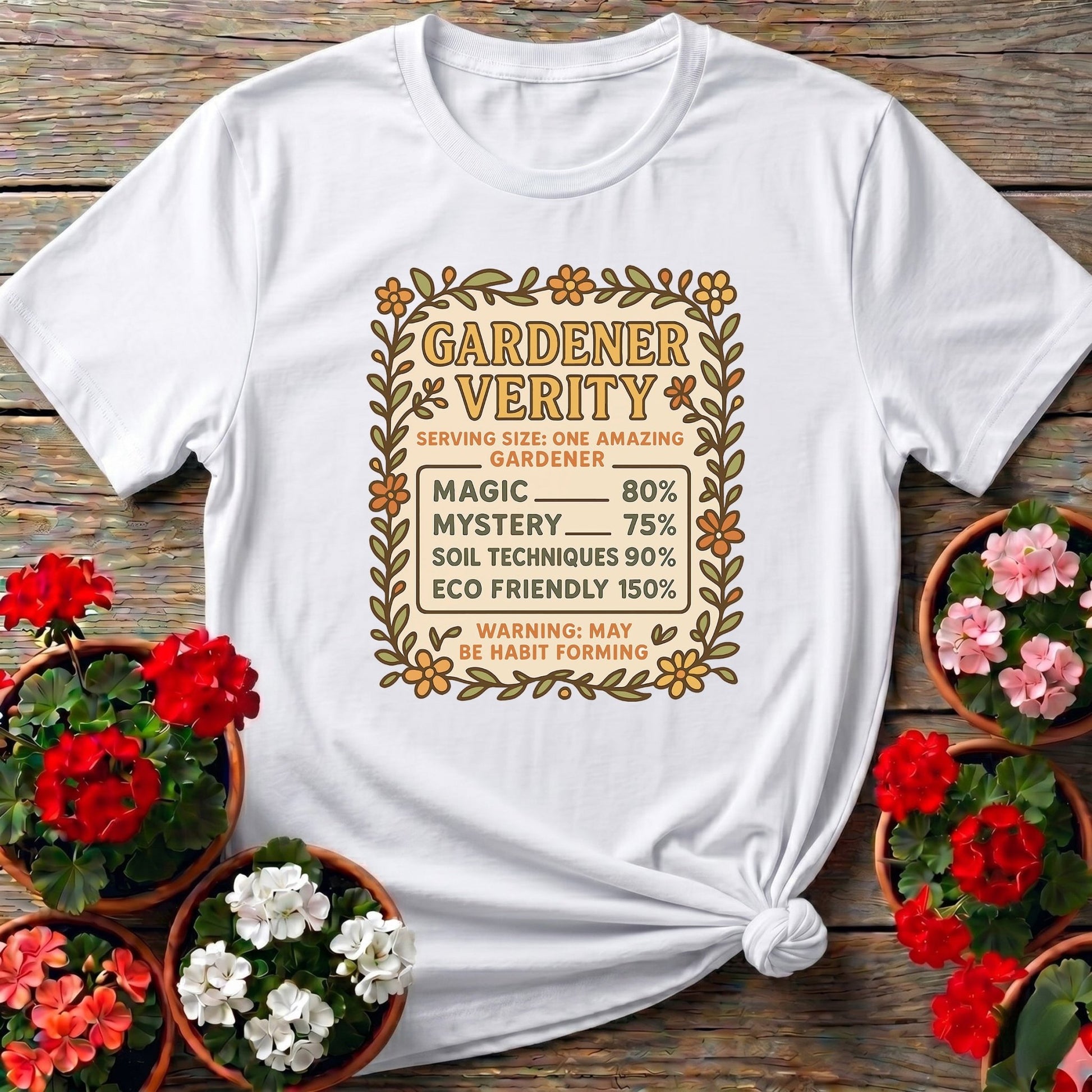 Gardener Verity Humorous Gardener T-shirt - GardeningTshirts