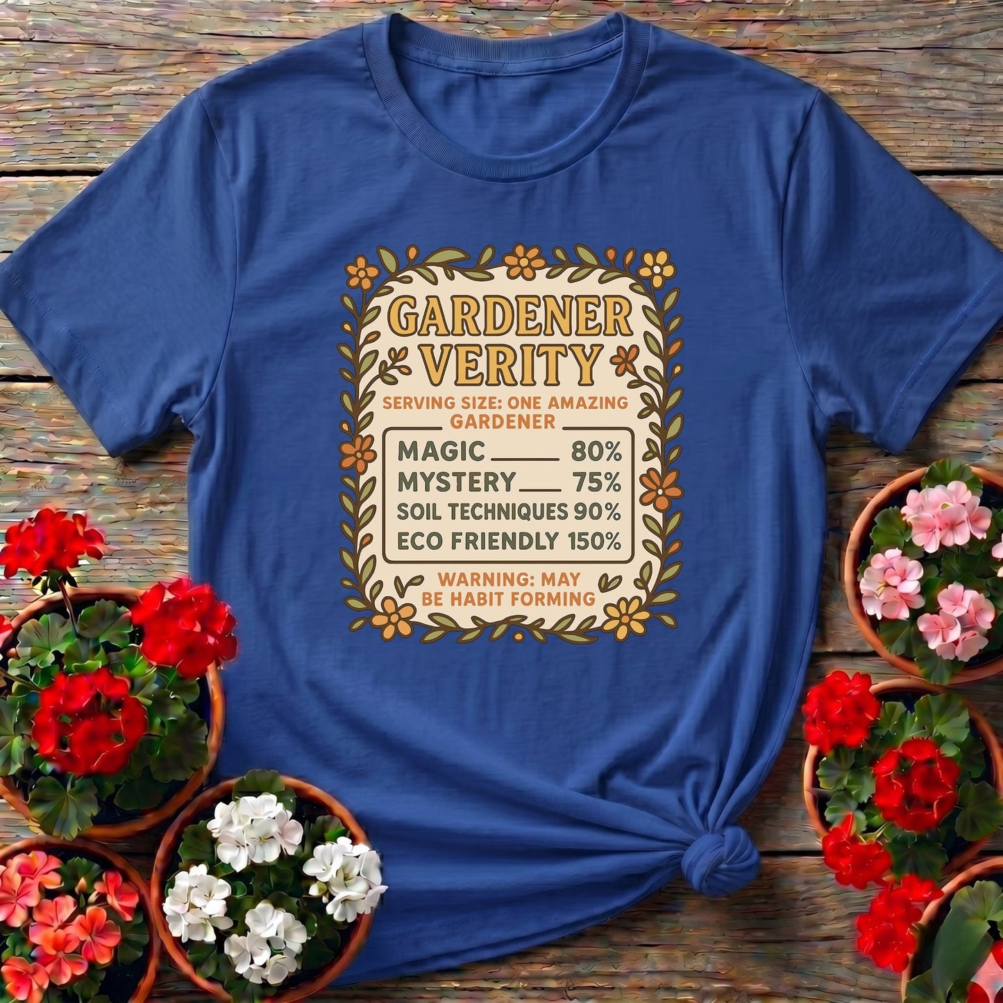 Gardener Verity Humorous Gardener T-shirt - GardeningTshirts