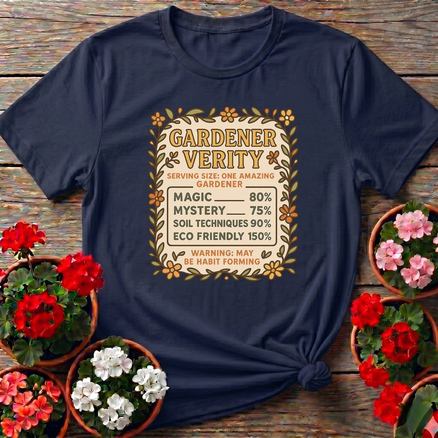 Gardener Verity Humorous Gardener T-shirt - GardeningTshirts