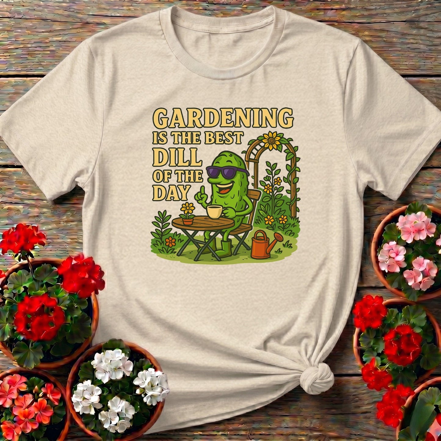 Gardening Is The Best Dill Of The Day Funny T-shirt - GardeningTshirts