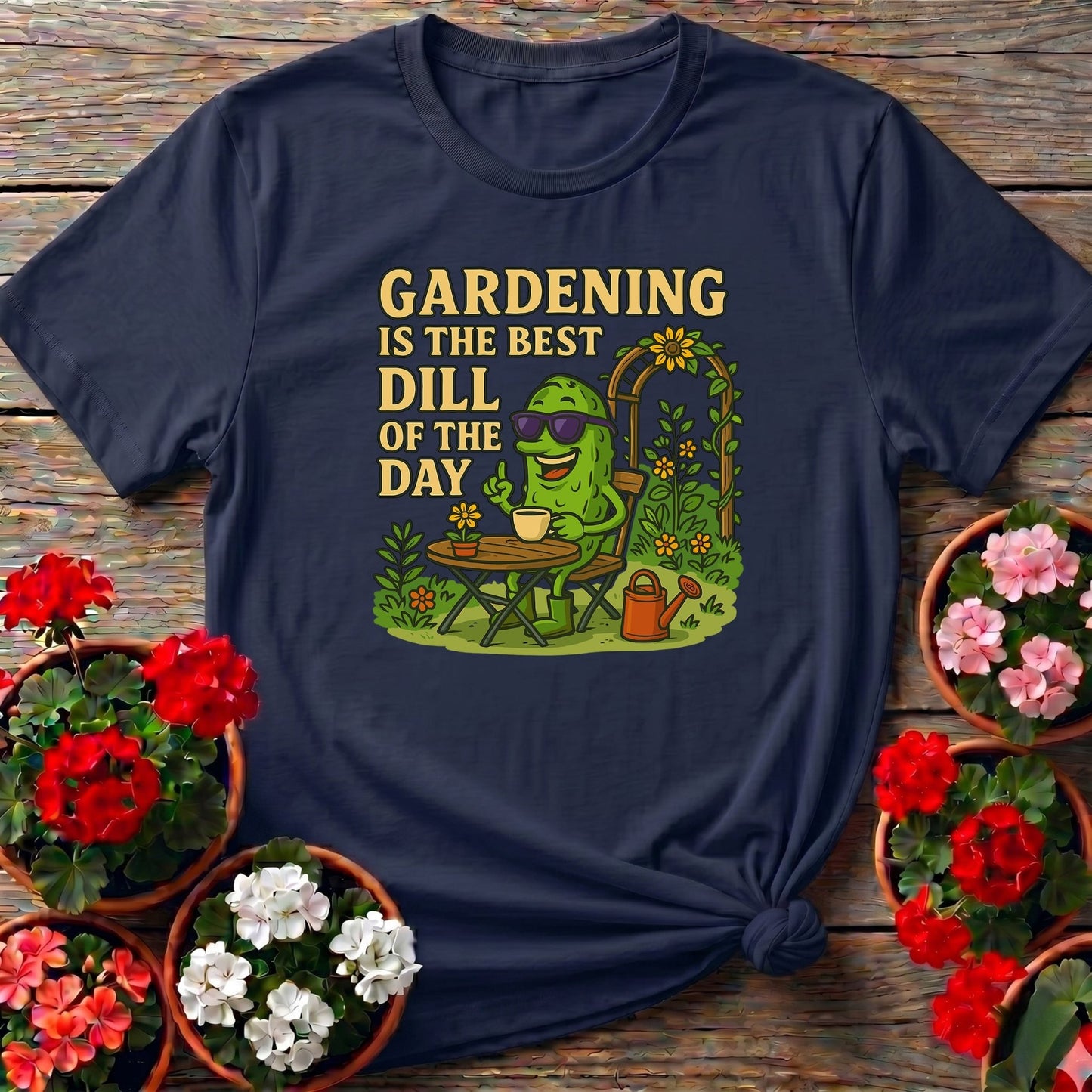 Gardening Is The Best Dill Of The Day Funny T-shirt - GardeningTshirts