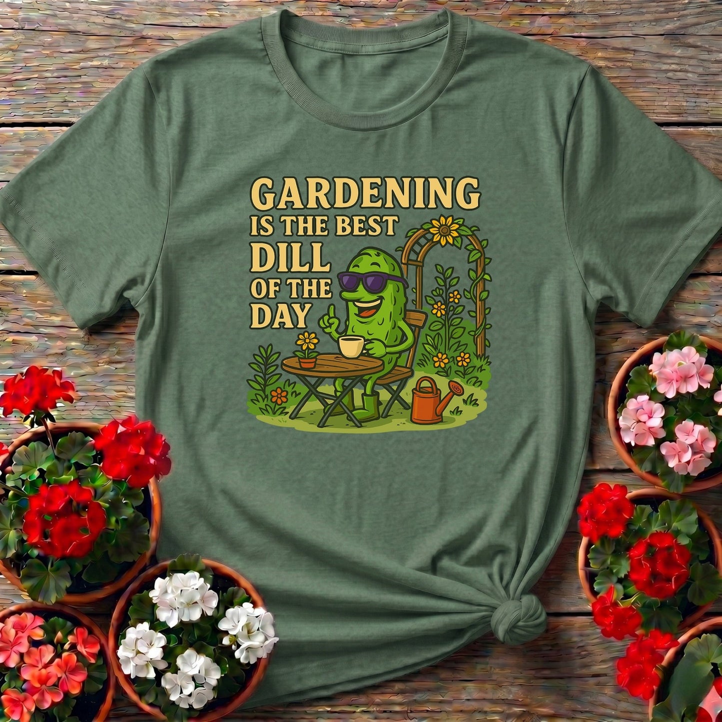 Gardening Is The Best Dill Of The Day Funny T-shirt - GardeningTshirts