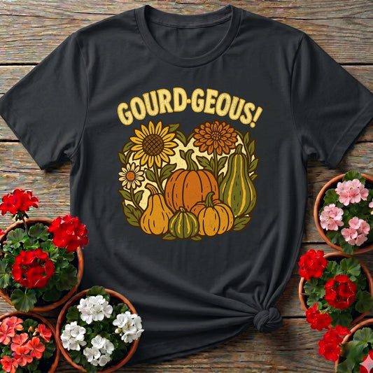 Gourd-geous Harvest Pun Tee - GardeningTshirts