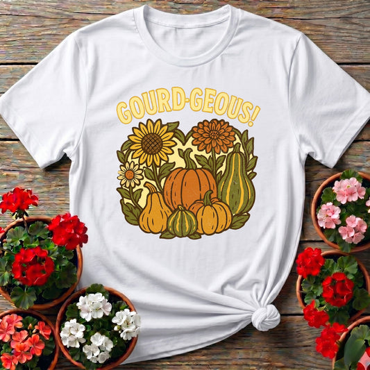 Gourd-geous Harvest Pun Tee - GardeningTshirts