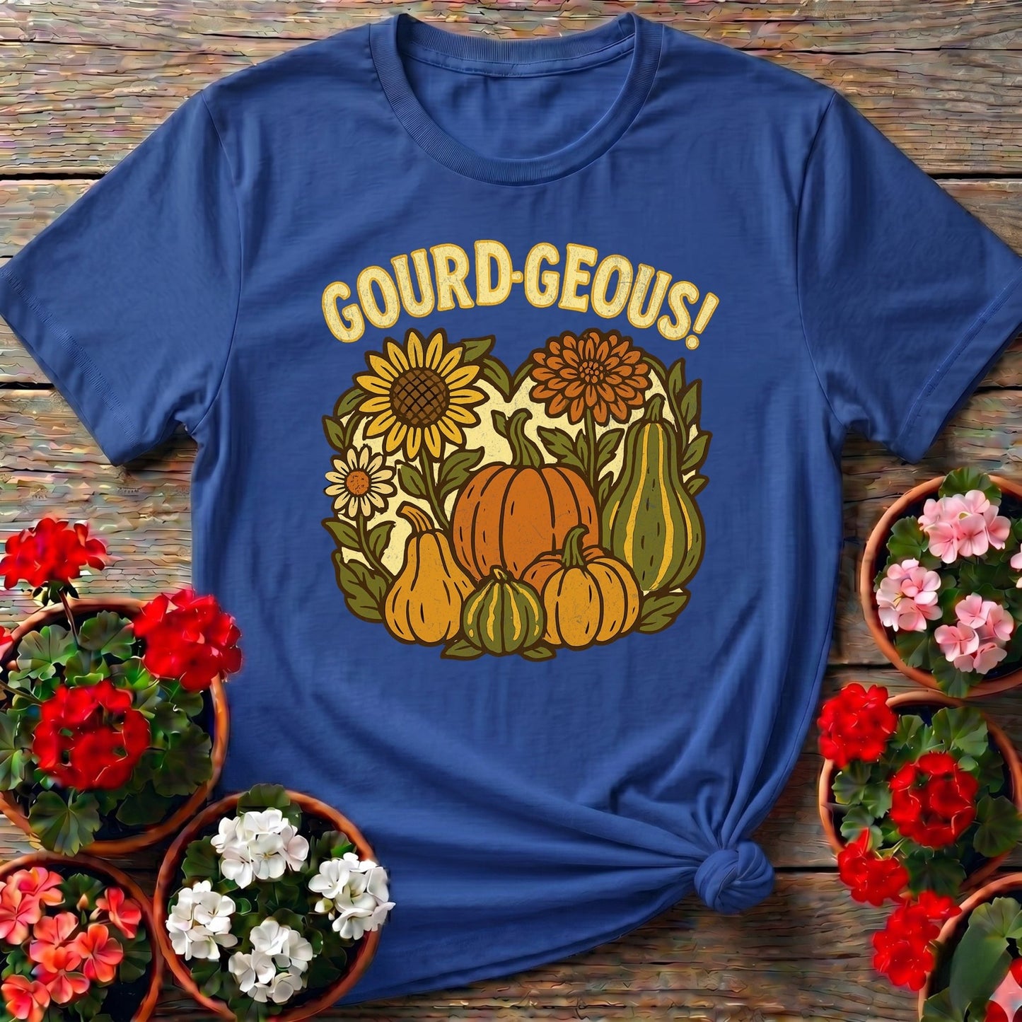 Gourd-geous Harvest Pun Tee - GardeningTshirts