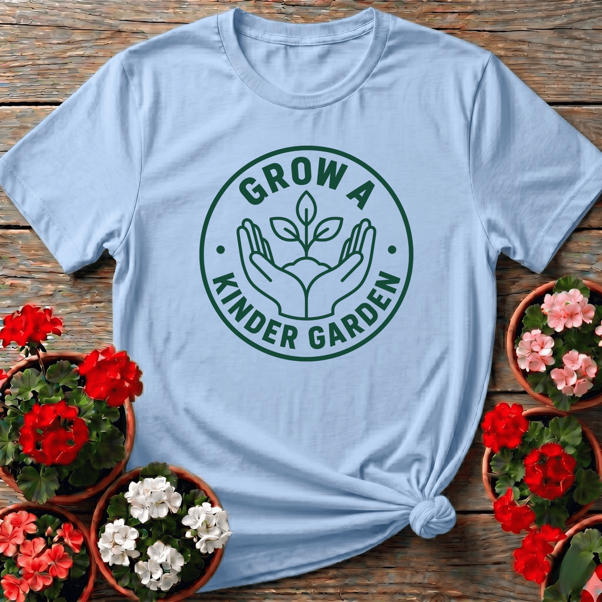 Grow a Kinder Garden Funny Gardening T-Shirt - GardeningTshirts