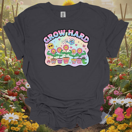 Charcoal tshirt showing bring some edgy retro energy to your landscape with this y2k psychedelic design for fermenters making sauerkraut and kimchi