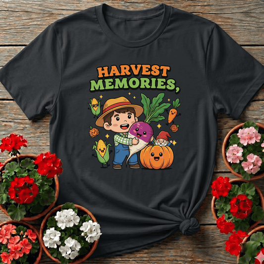 Harvest Memories Cute Kawaii Vegetable Garden Tee - GardeningTshirts