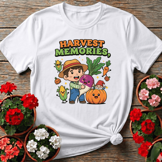 Harvest Memories Cute Kawaii Vegetable Garden Tee - GardeningTshirts