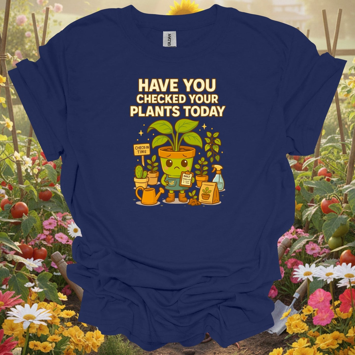 Navy top showing have you checked your plants today for green thumb folks