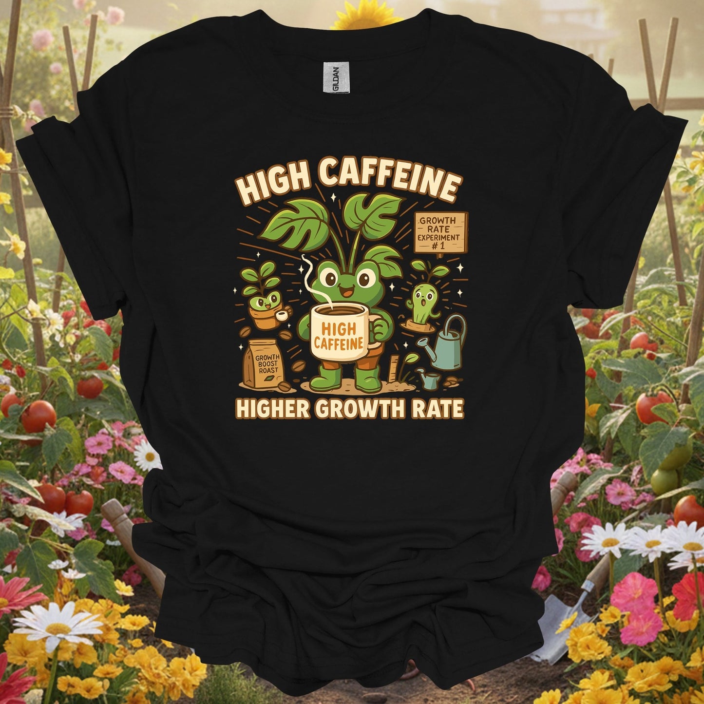 Black top showing high caffeine higher growth rate frog for nature lovers