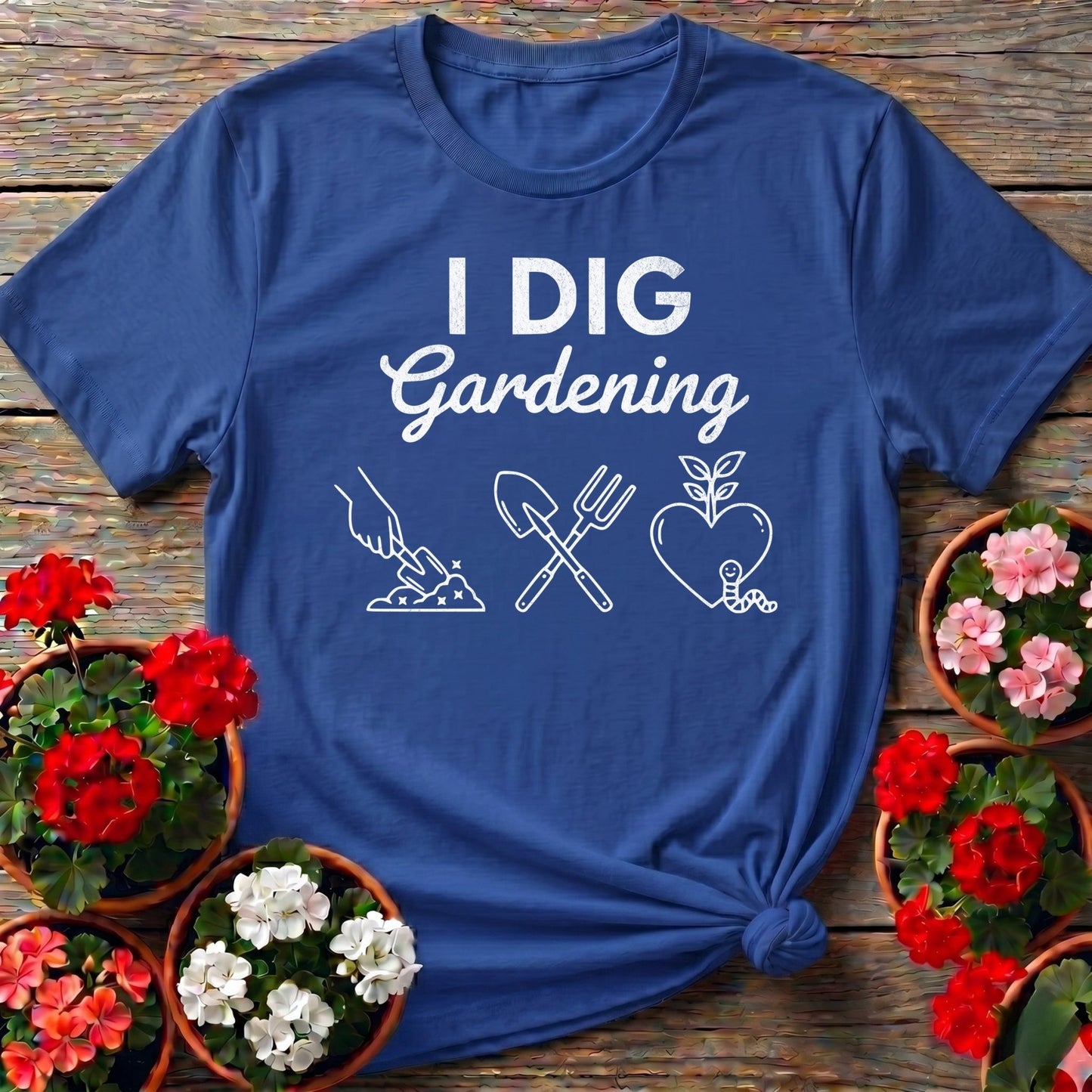 I DIG Gardening Minimalist T-shirt - GardeningTshirts