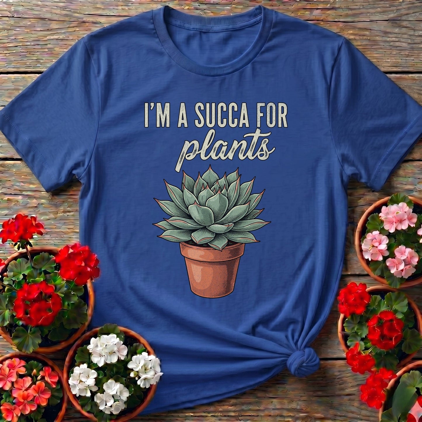 I'm A Succa For Plants Houseplant Tee - GardeningTshirts