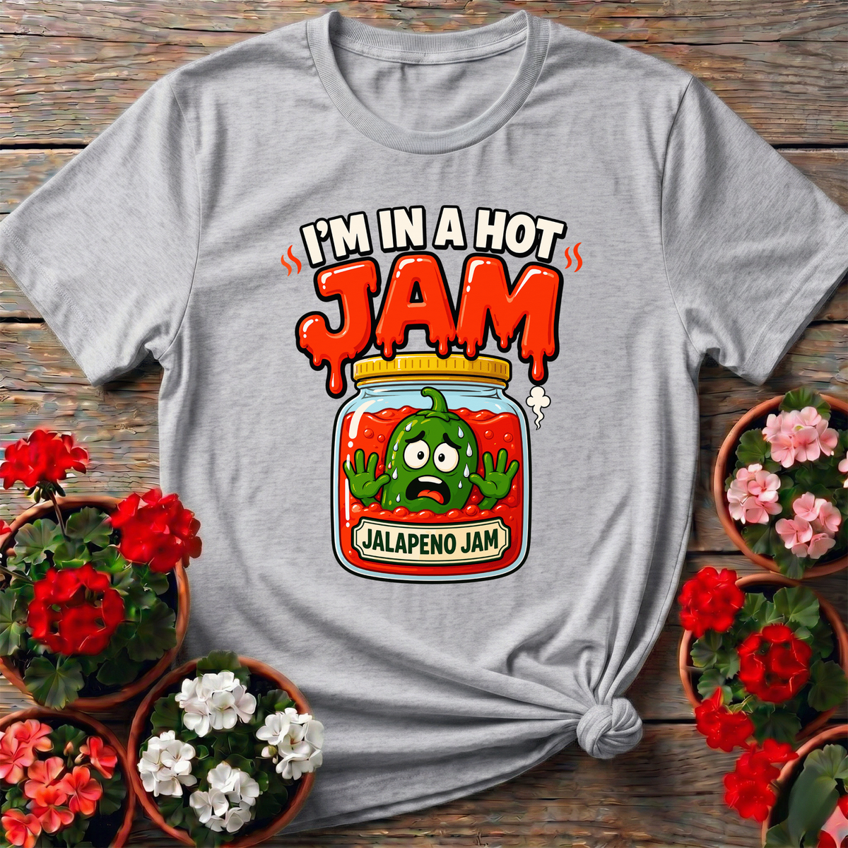 I'm in a Hot Jam Jalapeno Gardening Tee - GardeningTshirts
