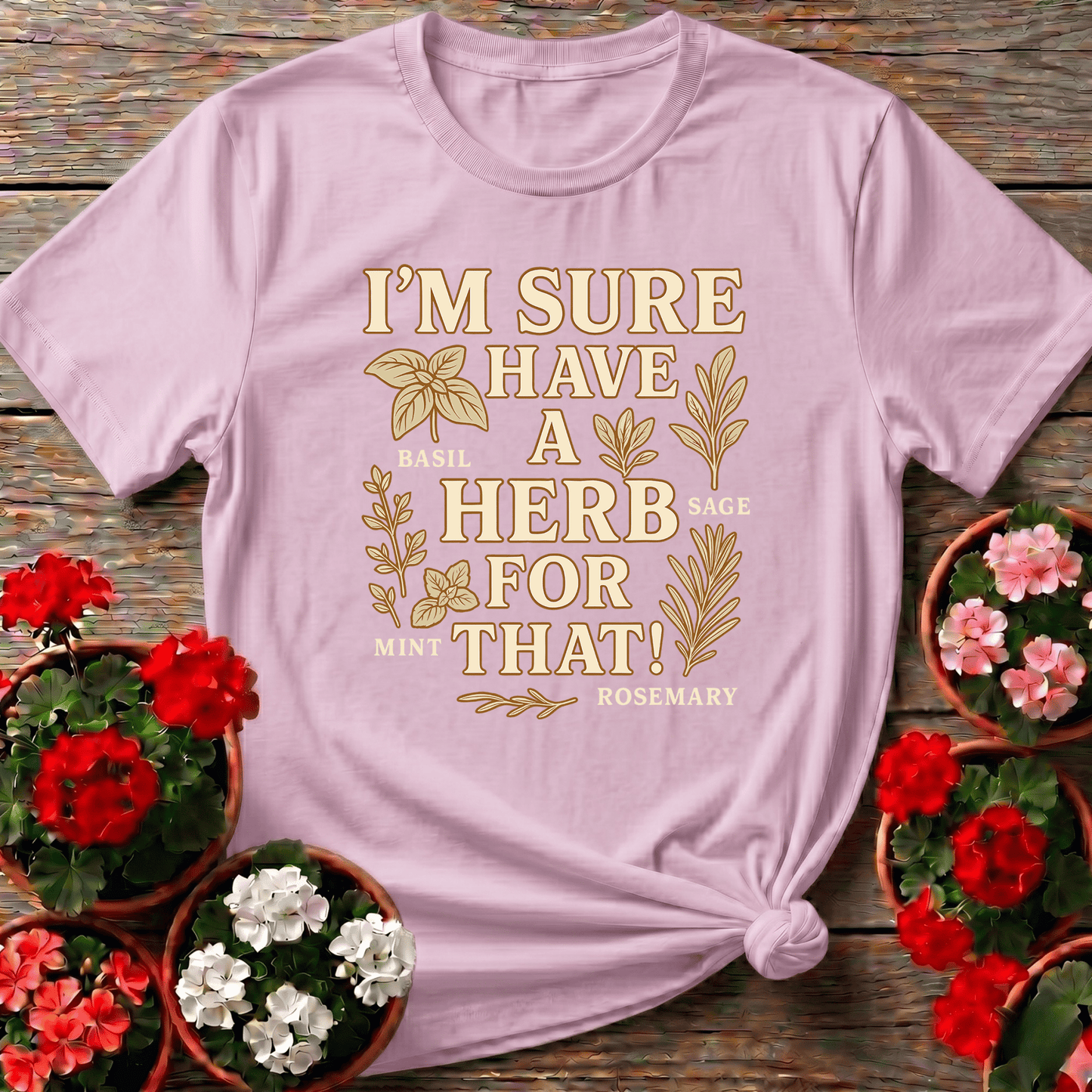 I'm Sure I Have A Herb For That Herb Garden Tee - GardeningTshirts