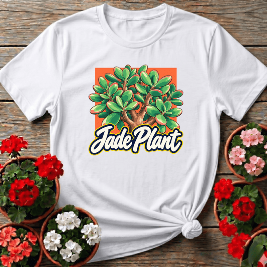 Jade Plant Retro Succulent T-Shirt for Plant Lovers - GardeningTshirts