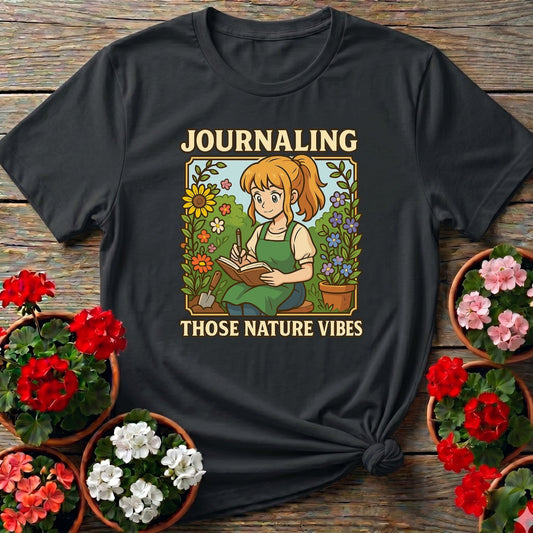 Journaling Those Nature Vibes Anime T-shirt - GardeningTshirts