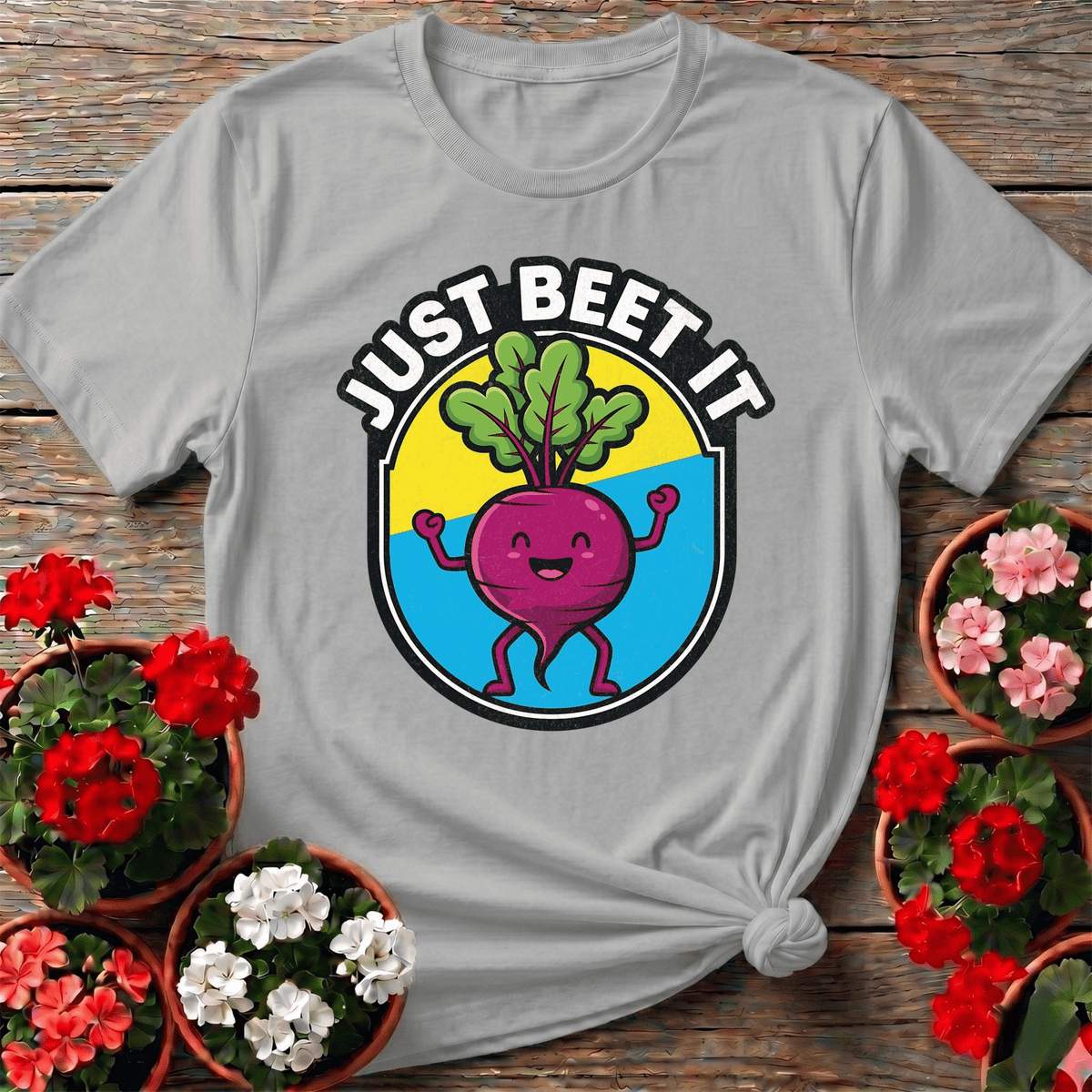 Just Beet It Funny Vegetable Pun T-shirt - GardeningTshirts