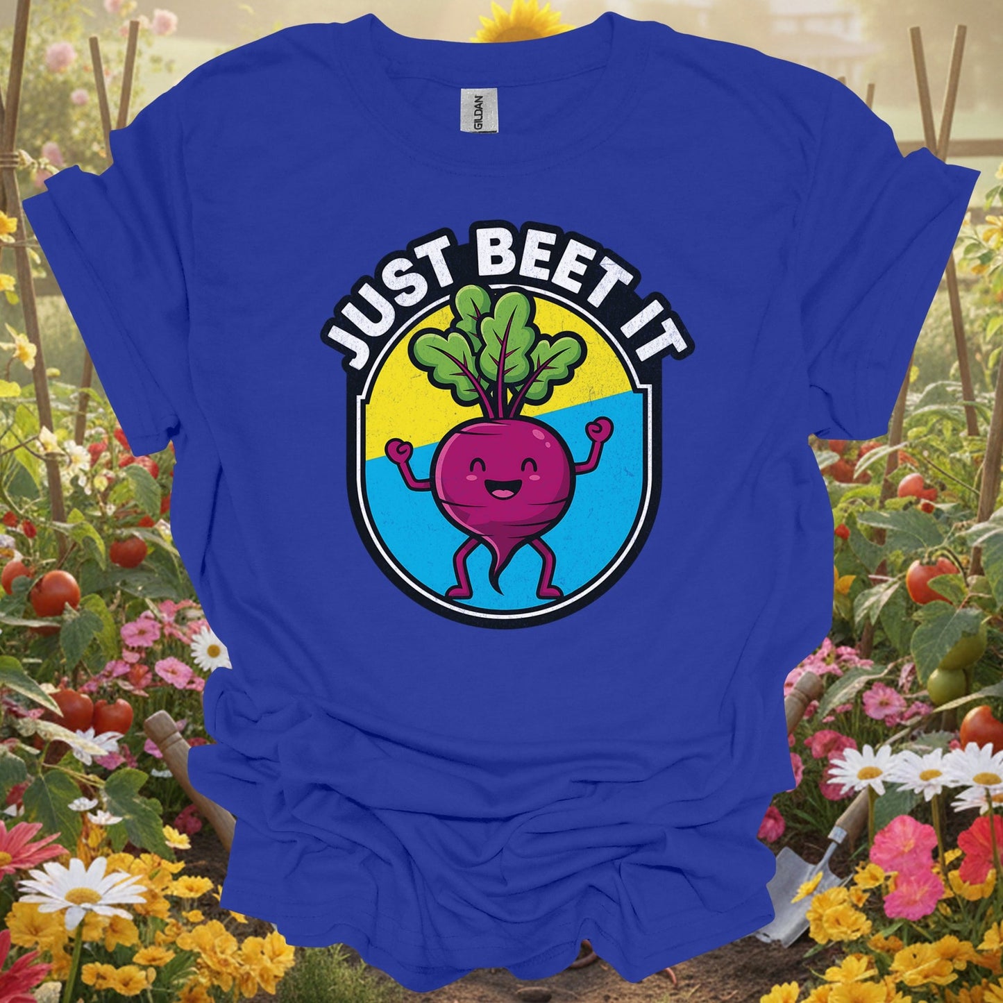 "Just Beet It" Funny Vegetable Pun T-Shirt - GardeningTshirts