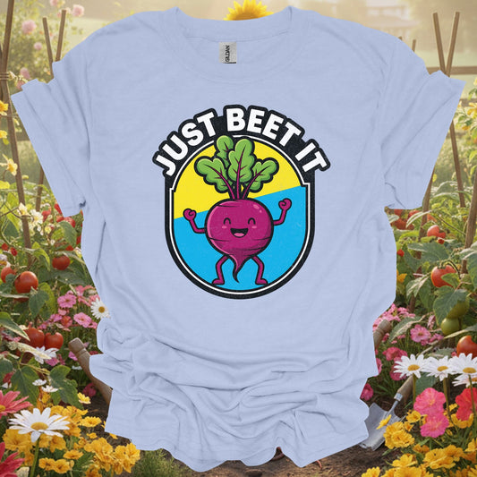 "Just Beet It" Funny Vegetable Pun T-Shirt - GardeningTshirts
