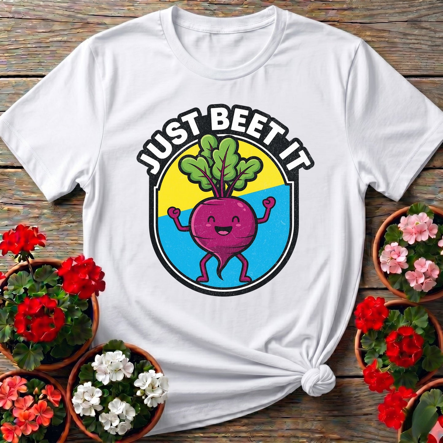 Just Beet It Funny Vegetable Pun T-shirt - GardeningTshirts