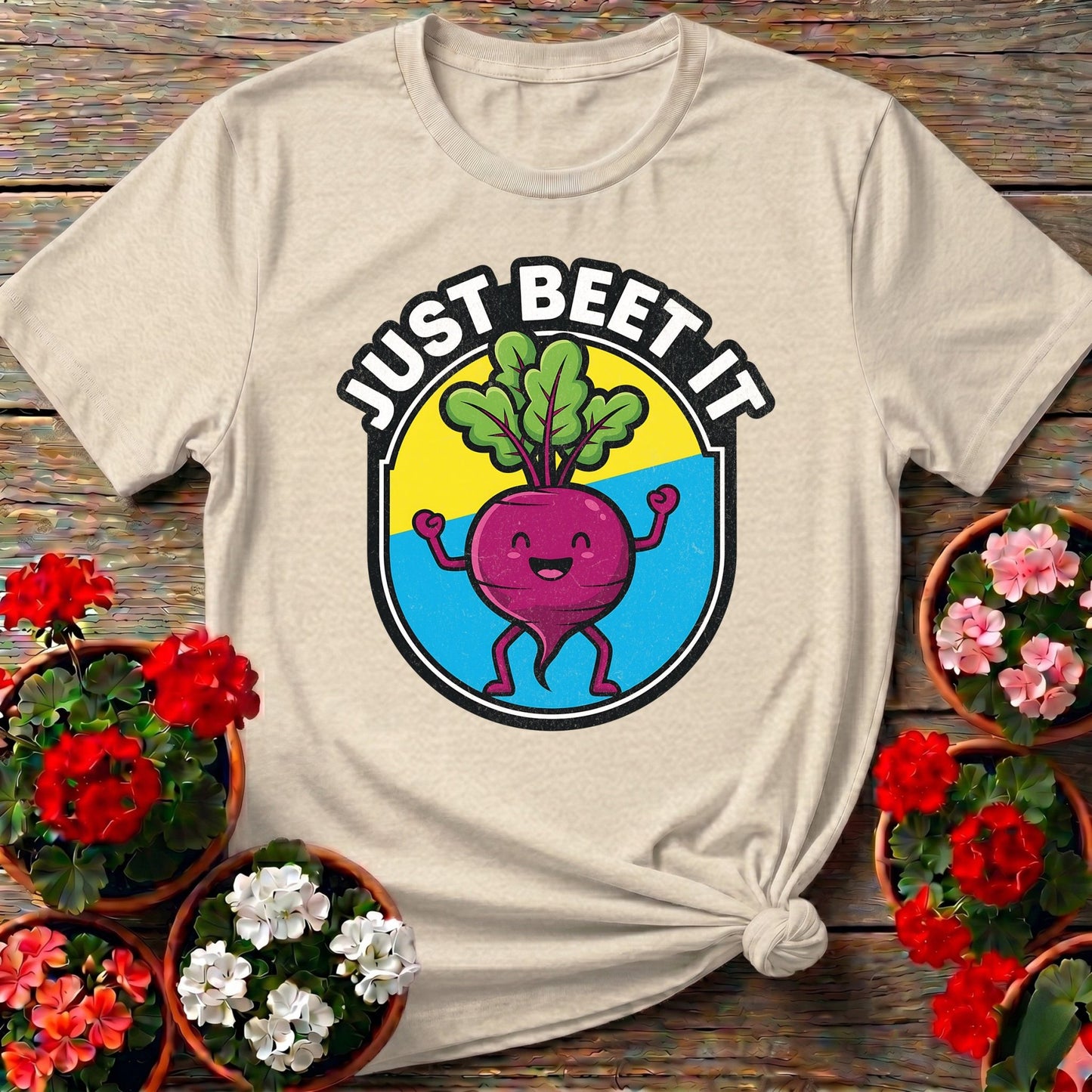 Just Beet It Funny Vegetable Pun T-shirt - GardeningTshirts