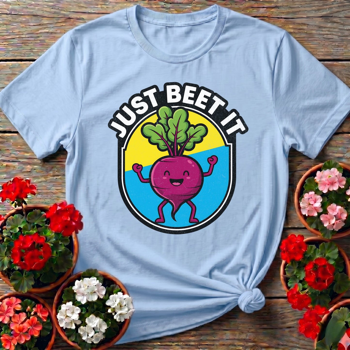 Just Beet It Funny Vegetable Pun T-shirt - GardeningTshirts
