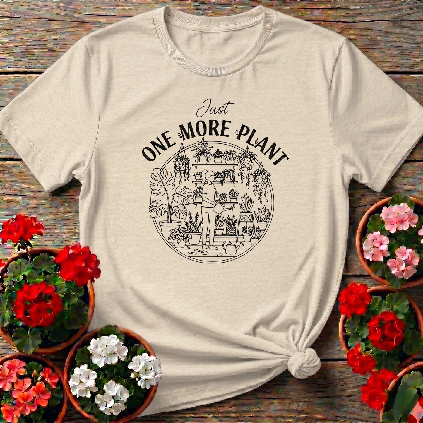 Just One More Plant Houseplant Addiction T-shirt - GardeningTshirts