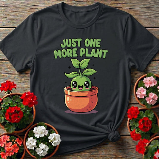 Just One More Plant Kawaii Gardening Tee - GardeningTshirts